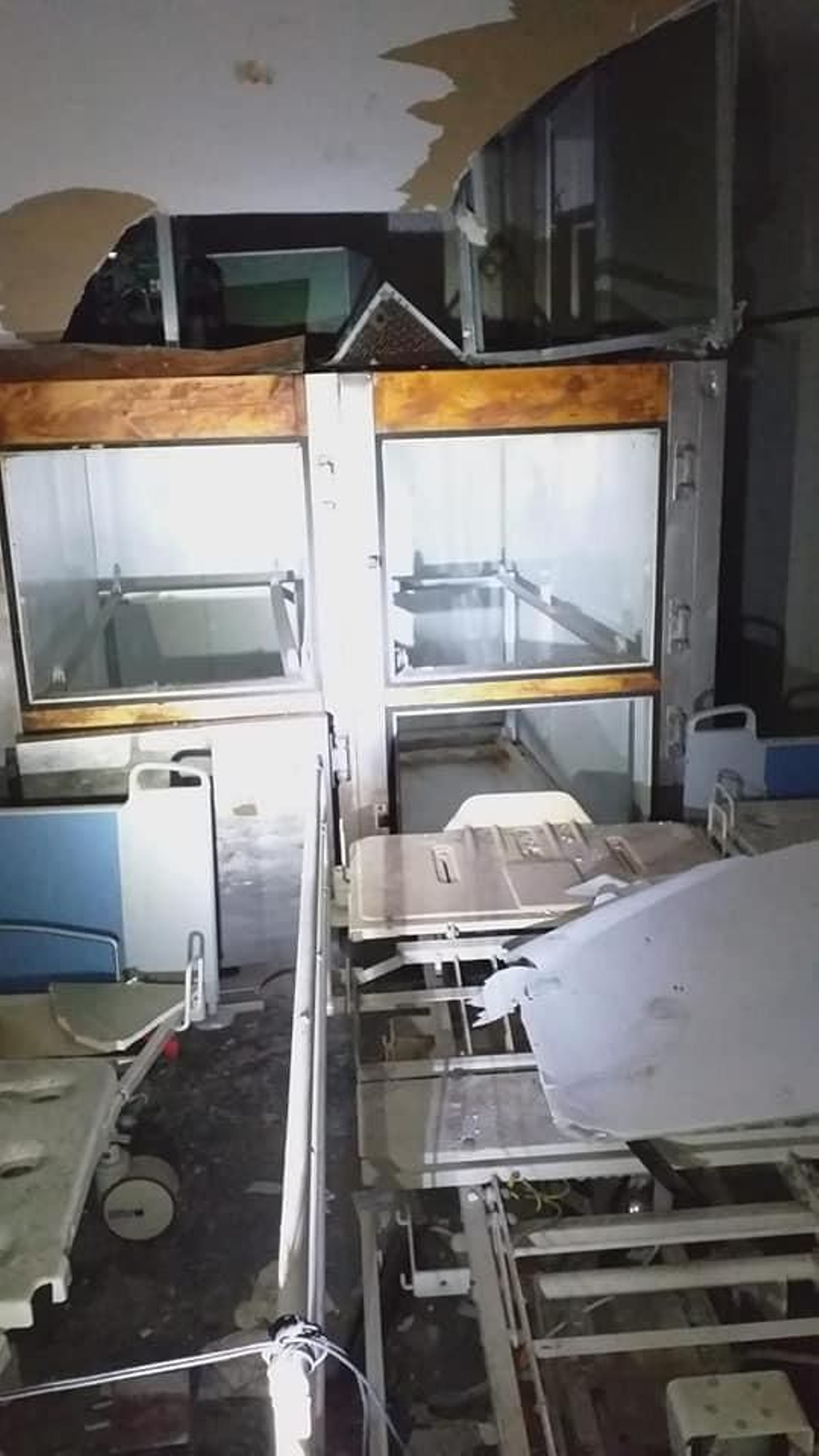 Saqueo del antiguo hospital de La Línea