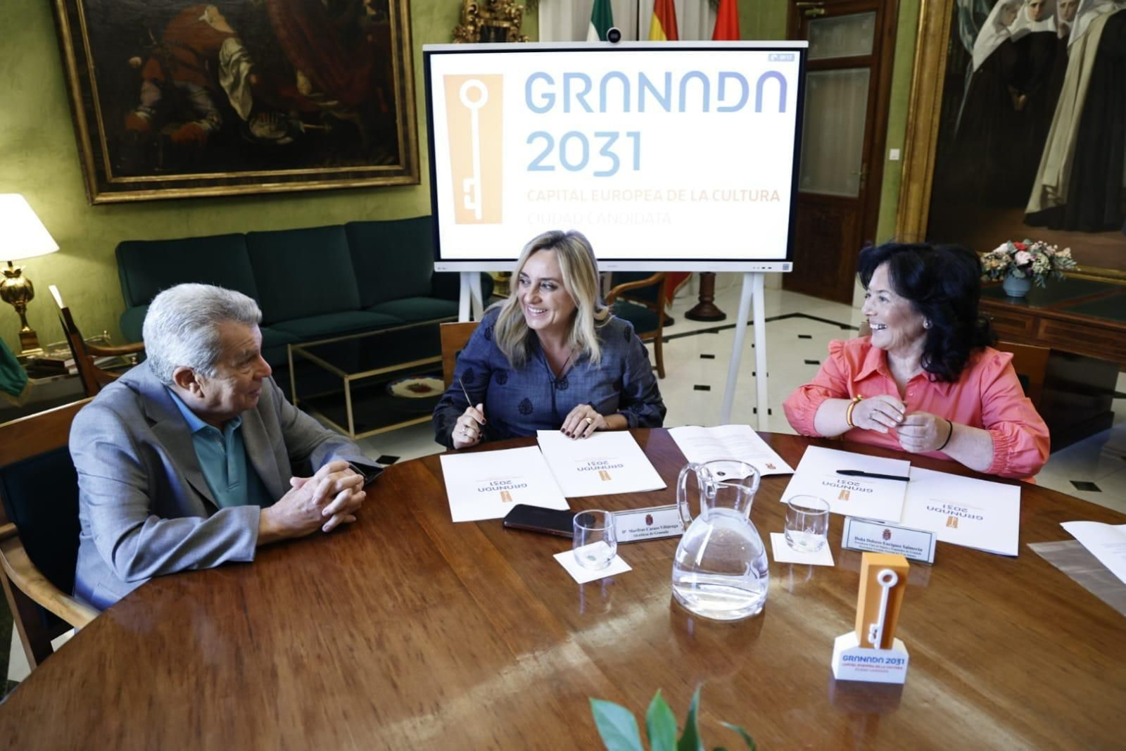 Firma de la adhesión del Club de Hípica y Enganches de Granada al proyecto de la Capitalidad Cultural