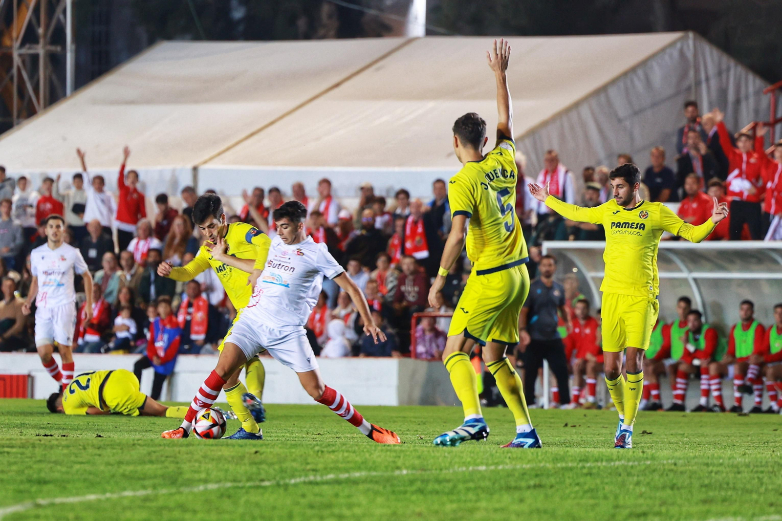 Imágenes del histórico Chiclana CF-Villarreal.