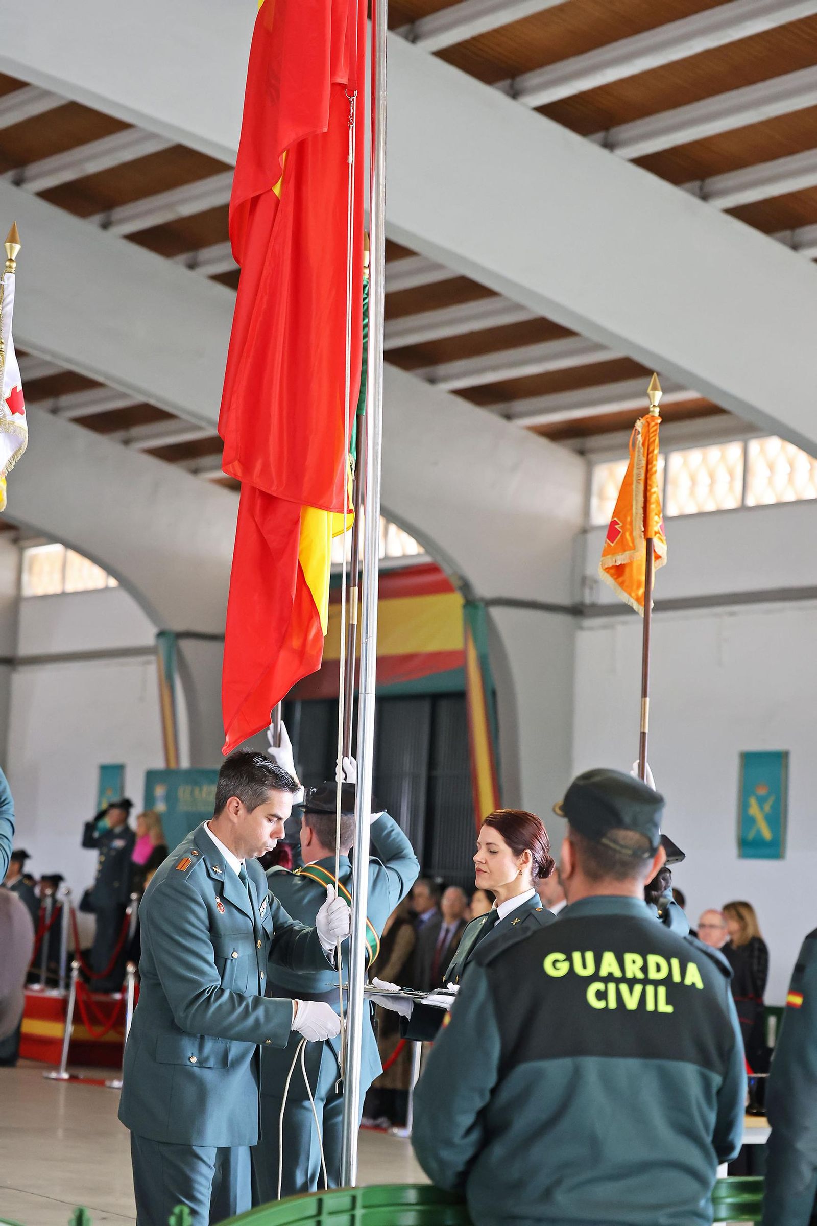 Imágenes de la jura del cargo de Julio Serrano Checa como Jefe de la Comandancia de la Guardia Civil de Huelva