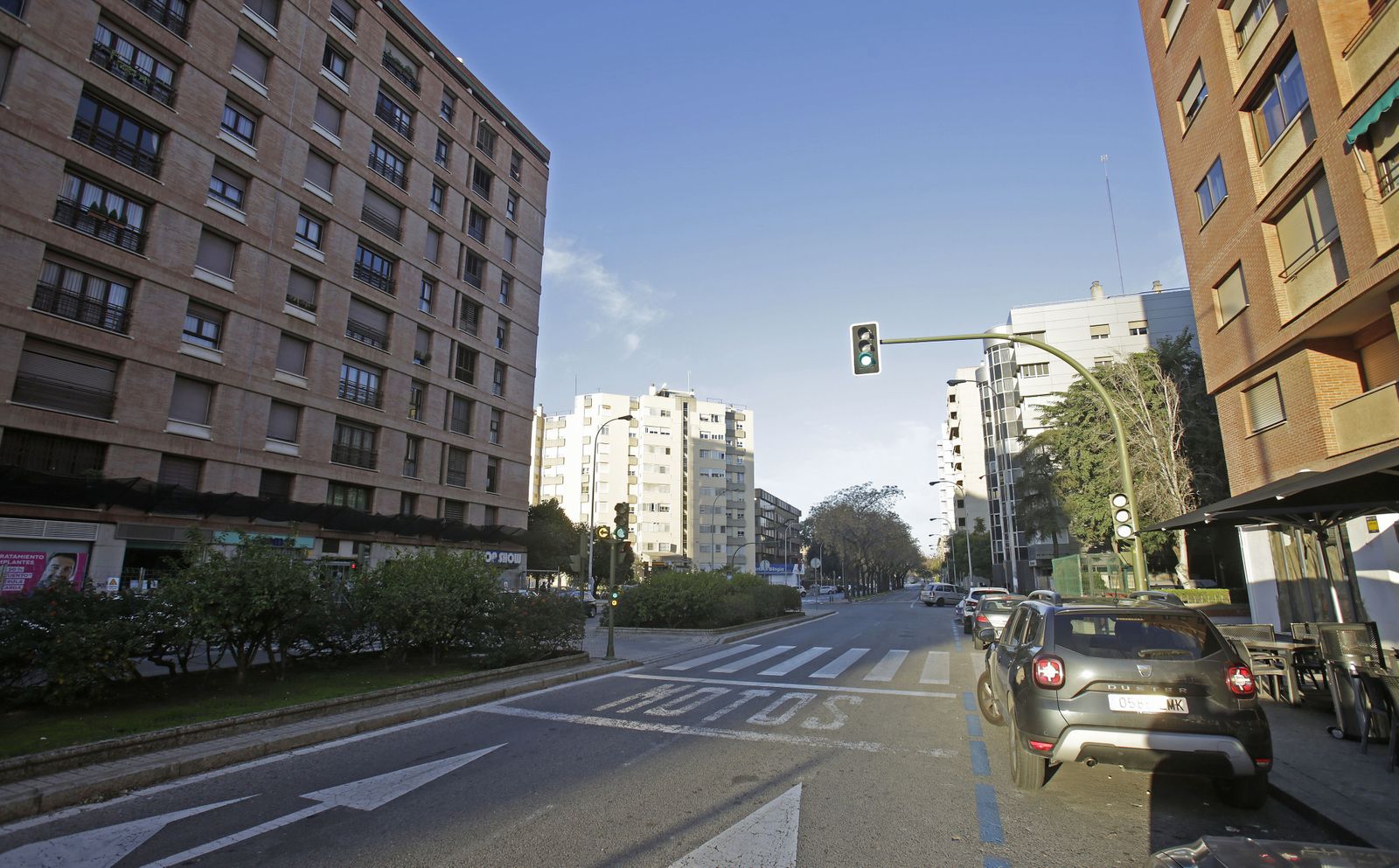 La calle Doctor Pedro de Castro, donde ocurrieron los hechos.
