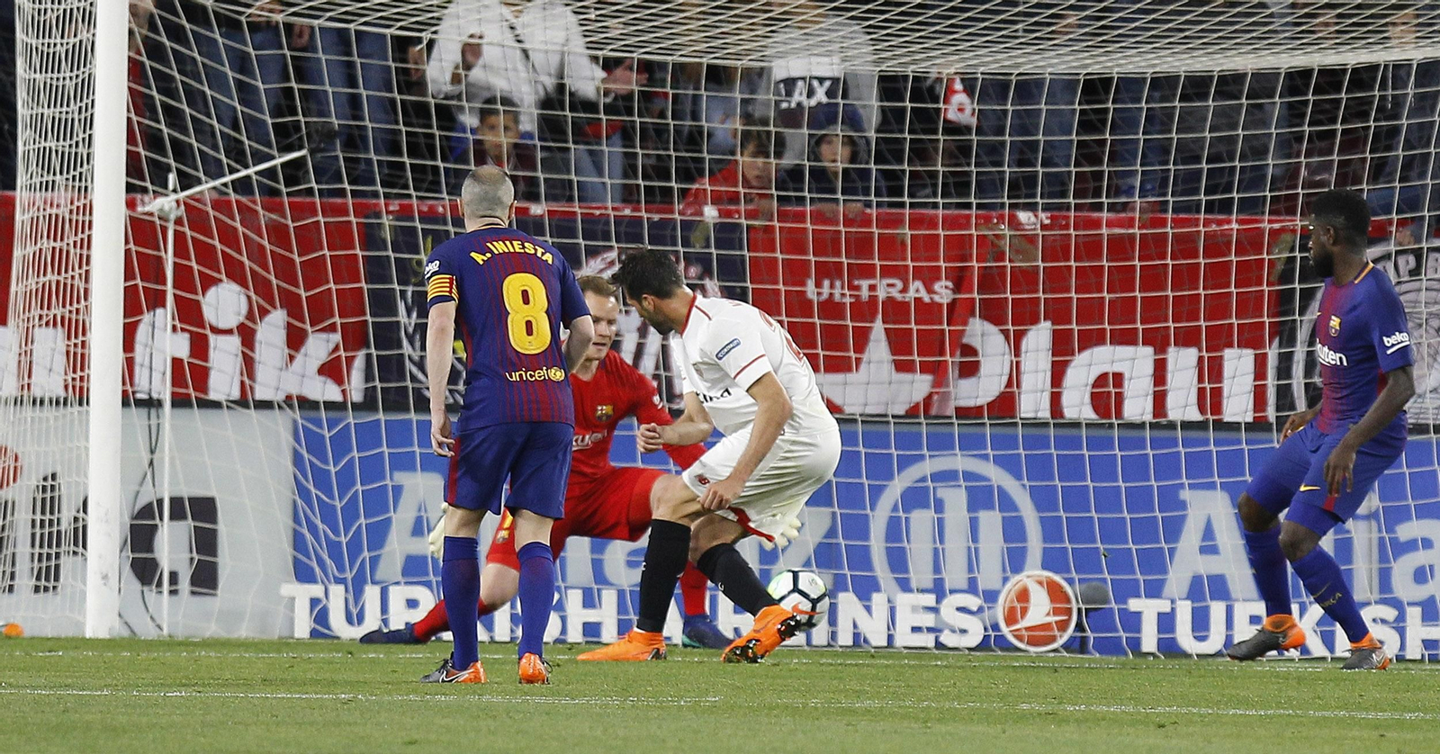 El Sevilla FC-Barcelona, en imágenes