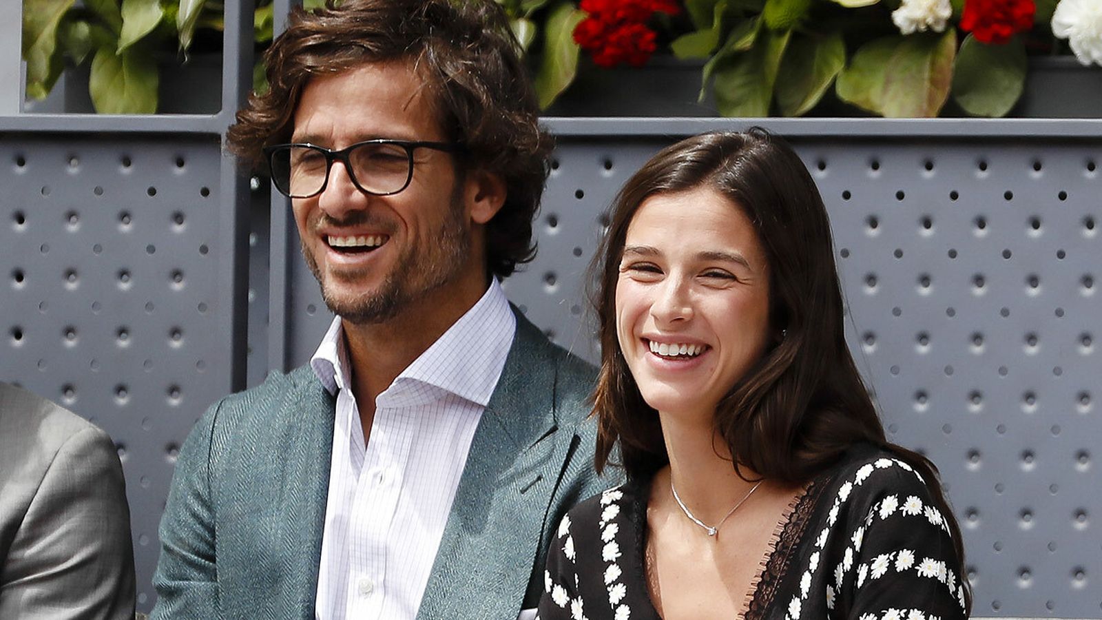 Feliciano López y Sandra Gago, en una imagen de archivo.