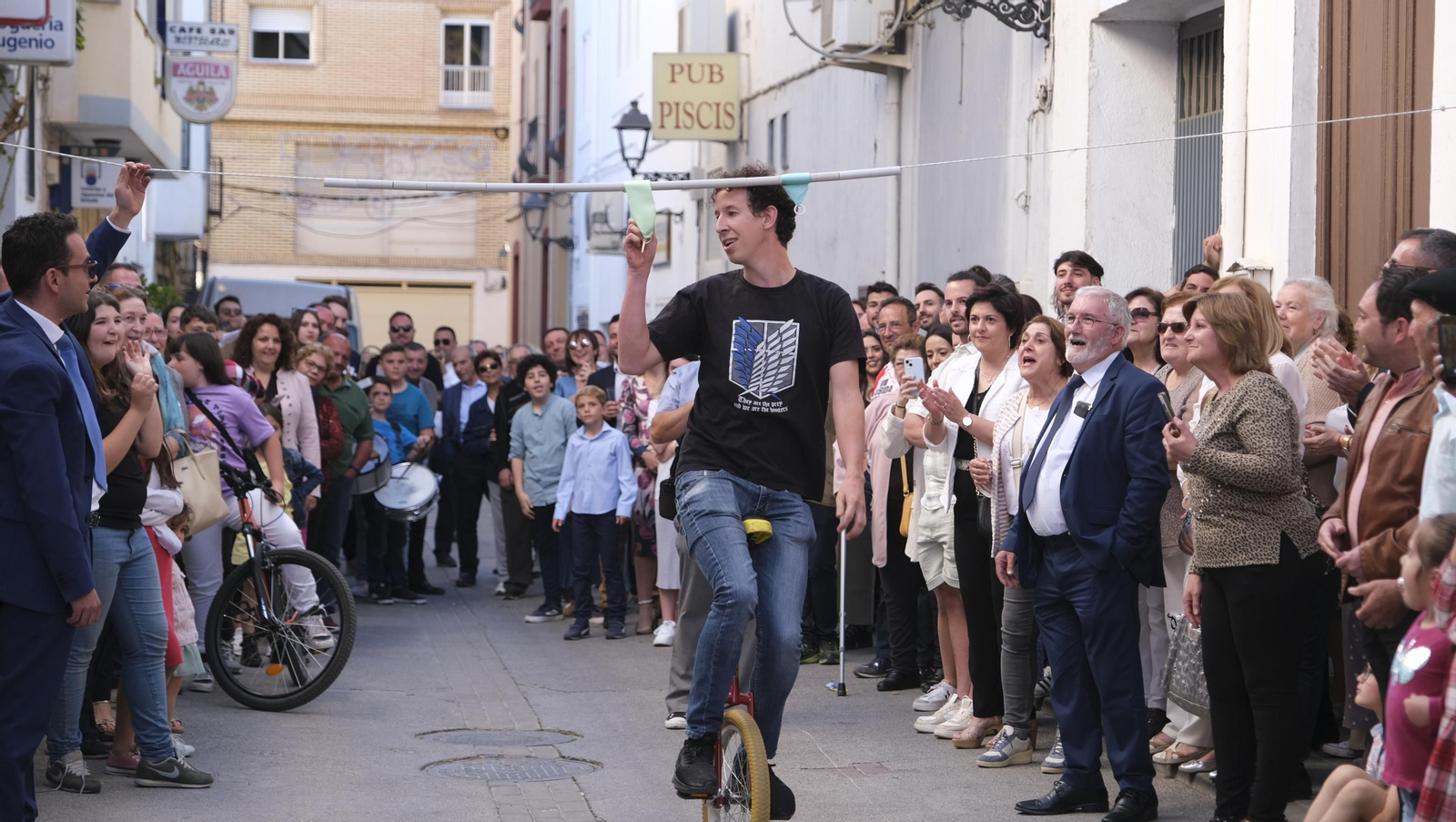 Imágenes de las carreras de cintas en las Fiestas de Canjáyar
