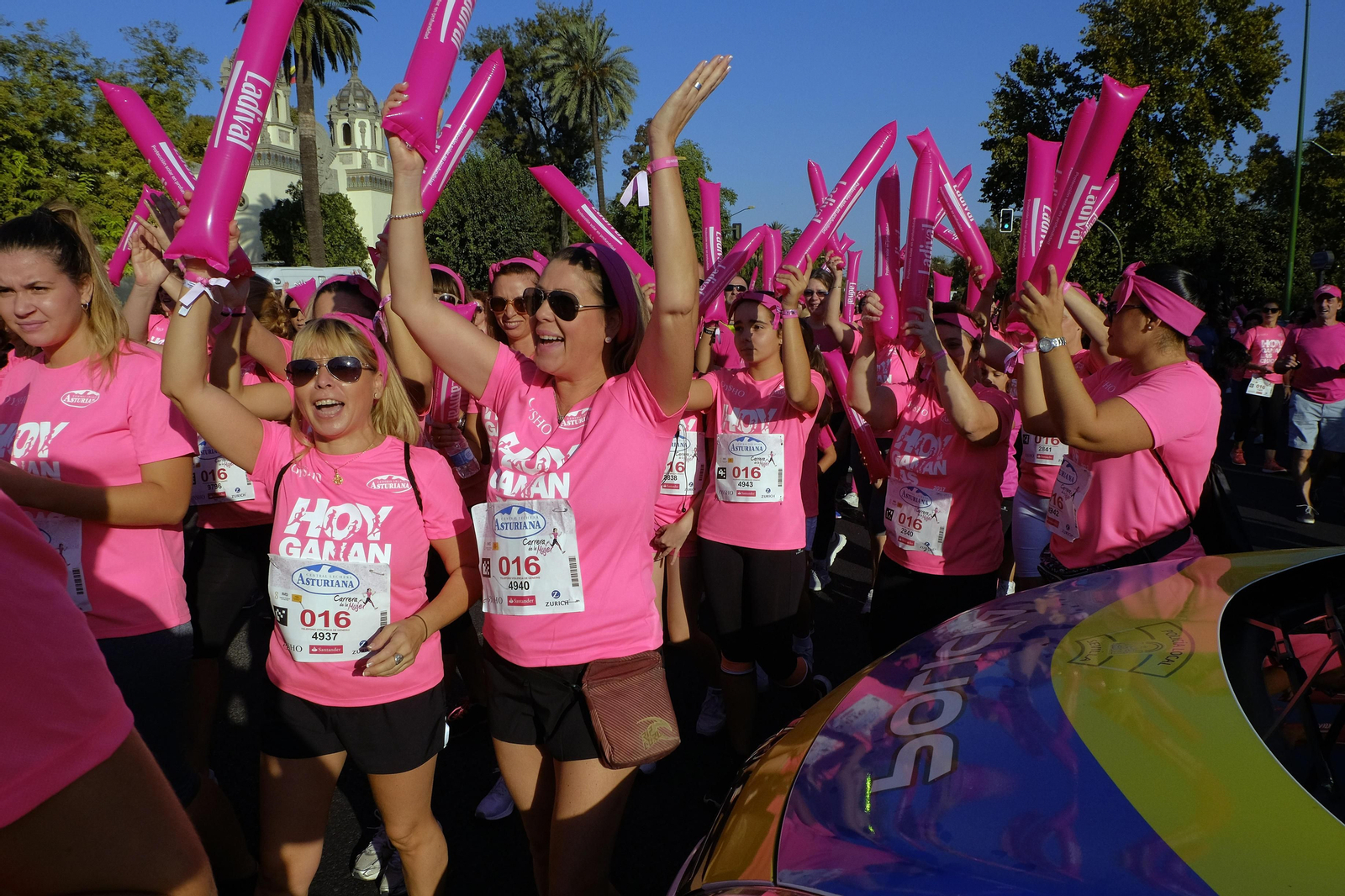 Las imágenes de la suspendida Carrera de la Mujer