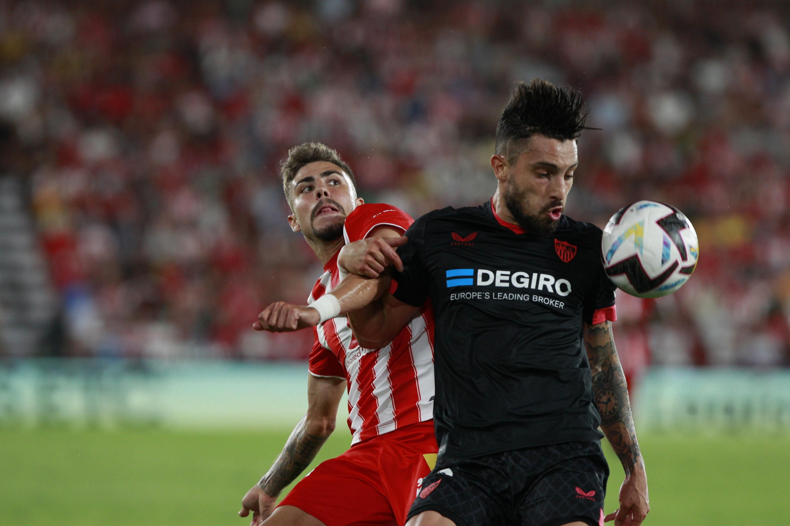Imágenes del partido U.D. Almería-Sevilla F.C.