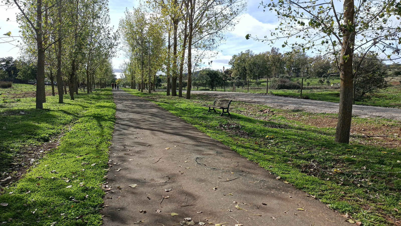 Volvemos a conectar con la vía verde.