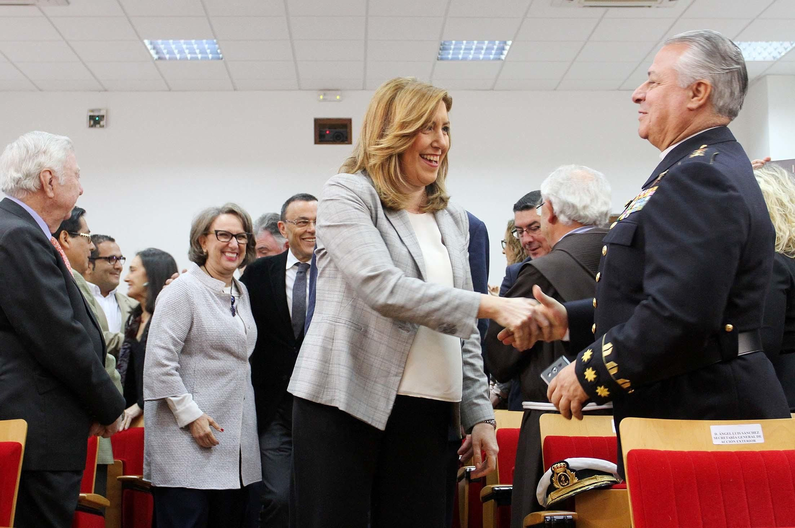 Susana Díaz, en La Rábida
