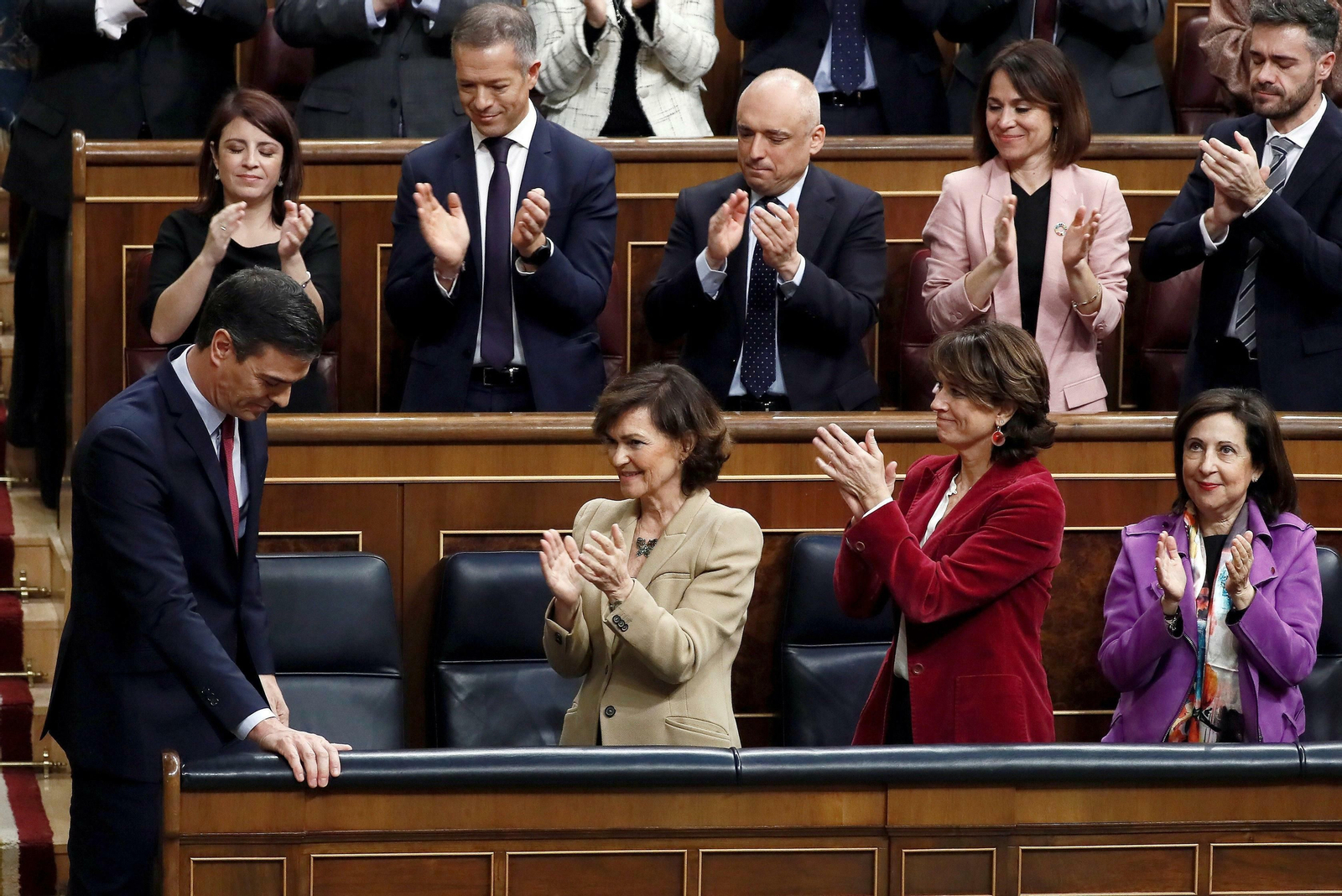 Las imágenes de la investidura de Pedro Sánchez