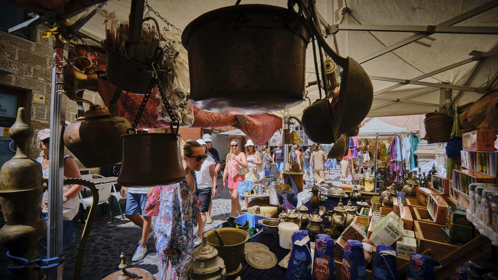 Inauguración del Mercado Andalusí de Cádiz .