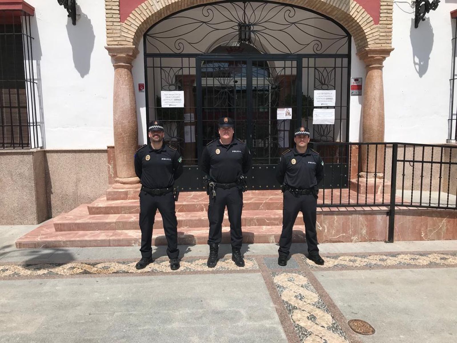 Agentes de la Policía Local de Benamejí.