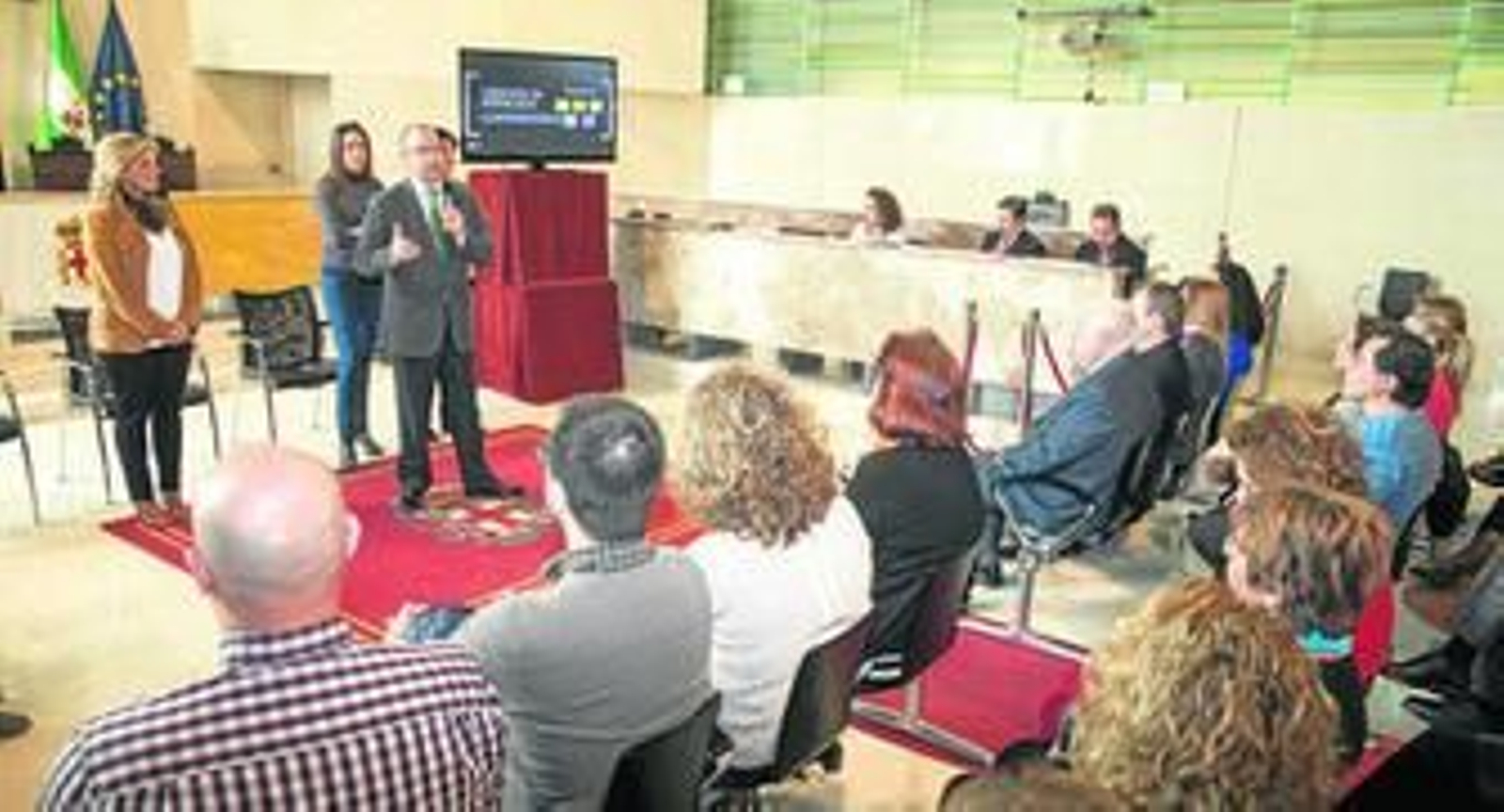 Edificio de la Virgen del Mar, actualmente en obras.