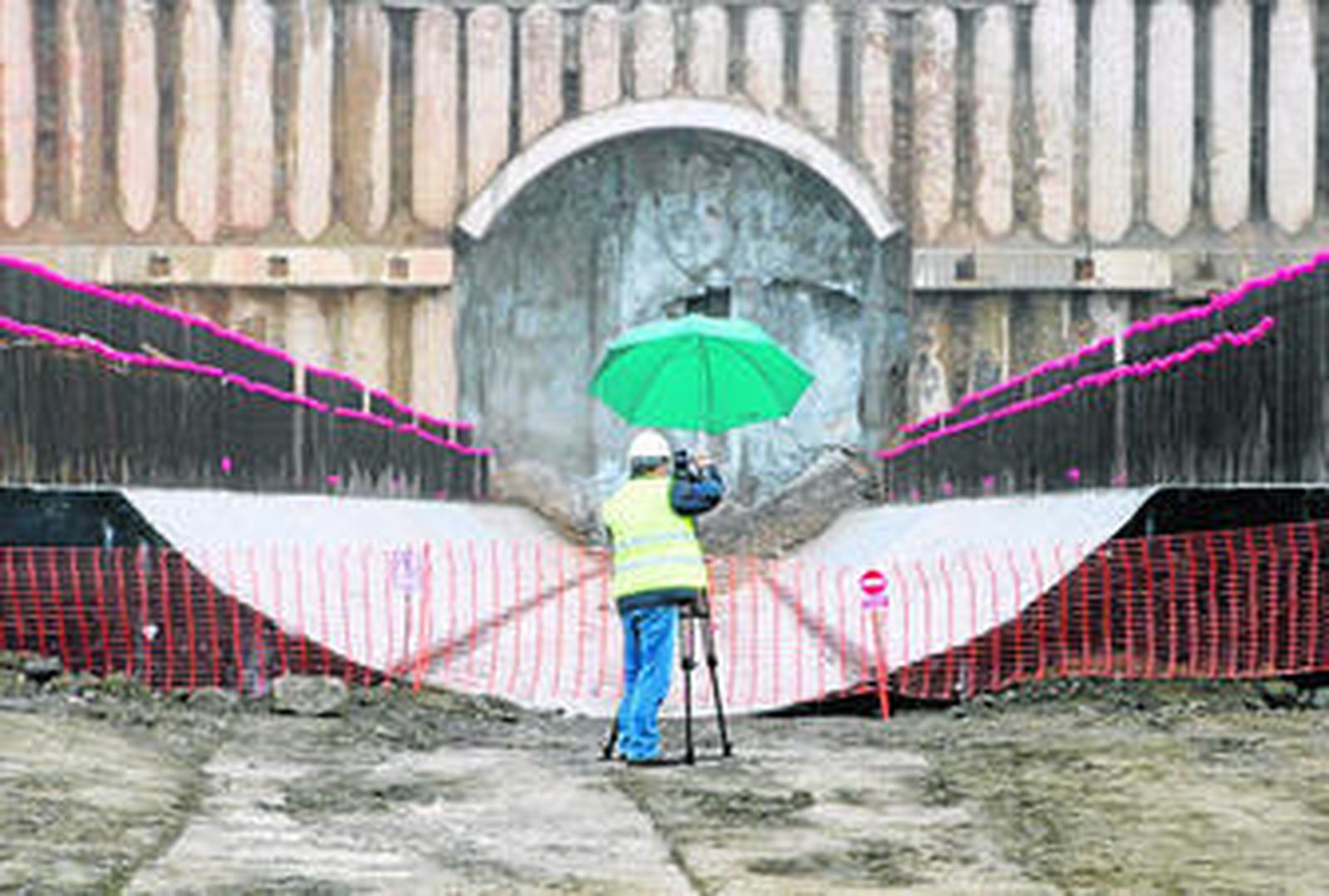 Imagen de uno de los túneles del AVE a su paso por Loja.