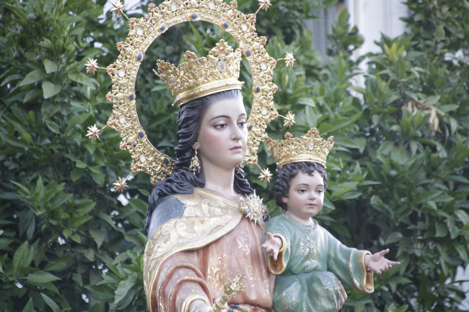procesión de María Auxiliadora en imágenes Huelva
