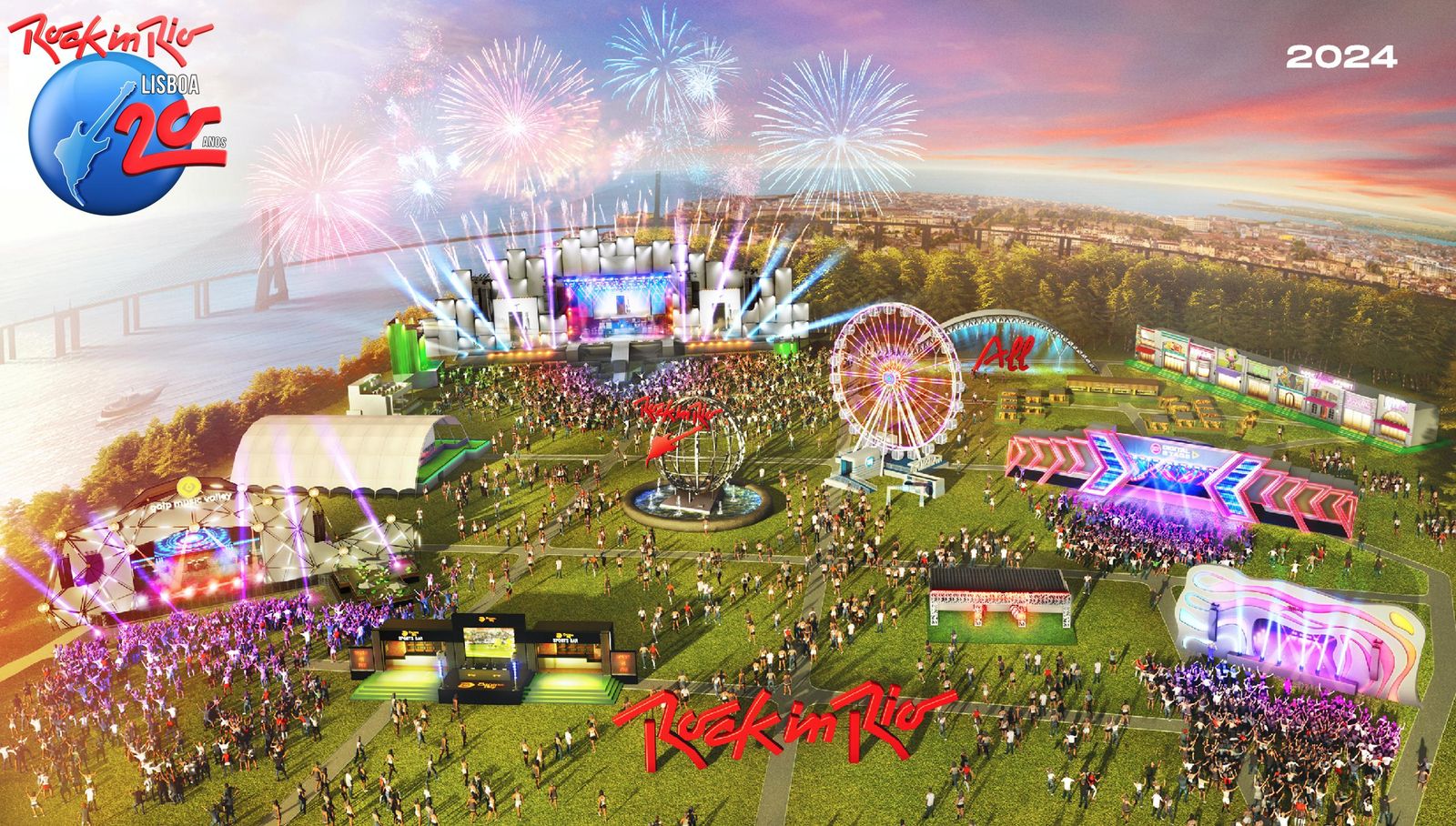 Lisboa acoge el vigésimo aniversario del Festival Rock in Rio