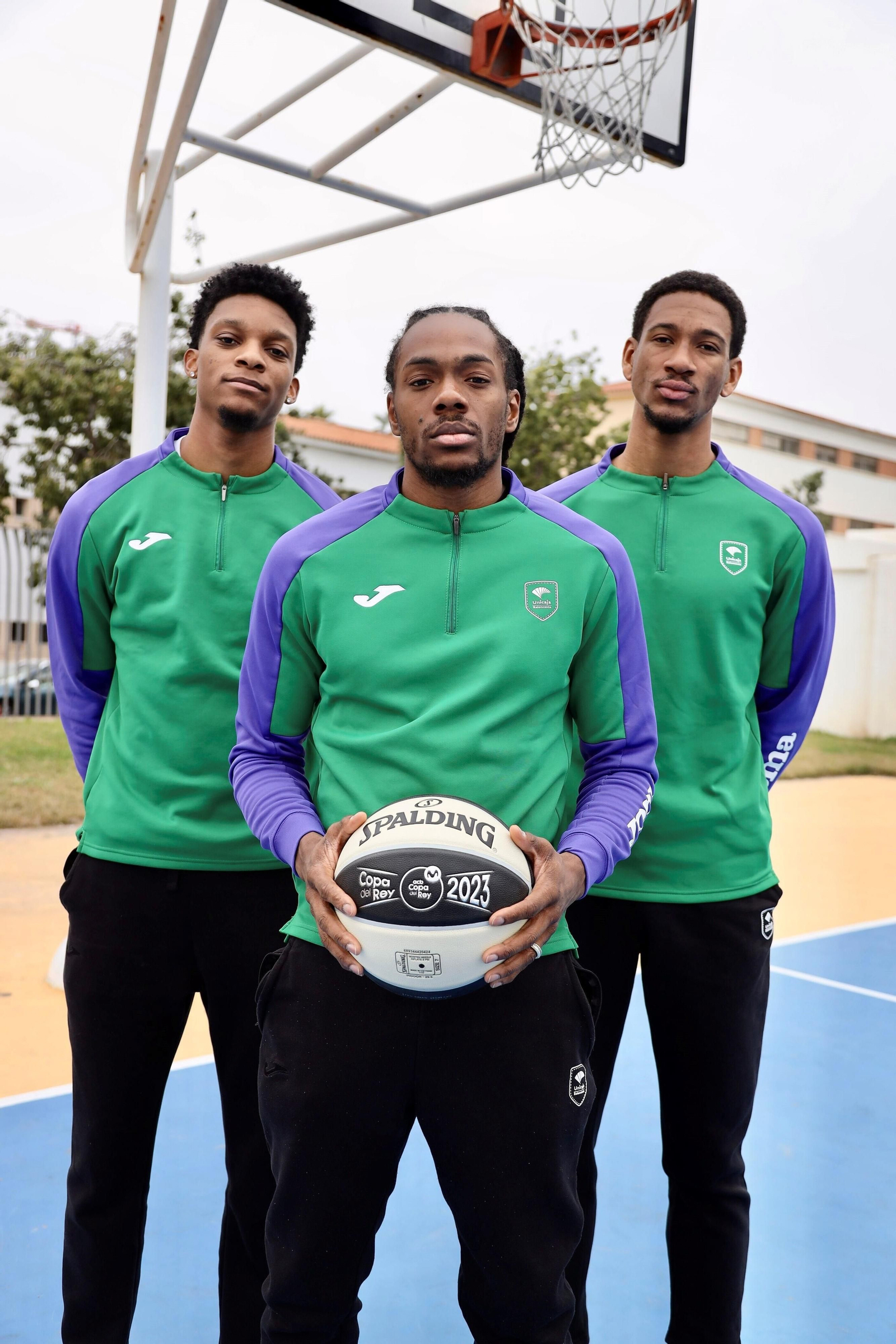 Kendrick Perry, Tyson Carter y Kameron Taylor, en el Parque del Oeste