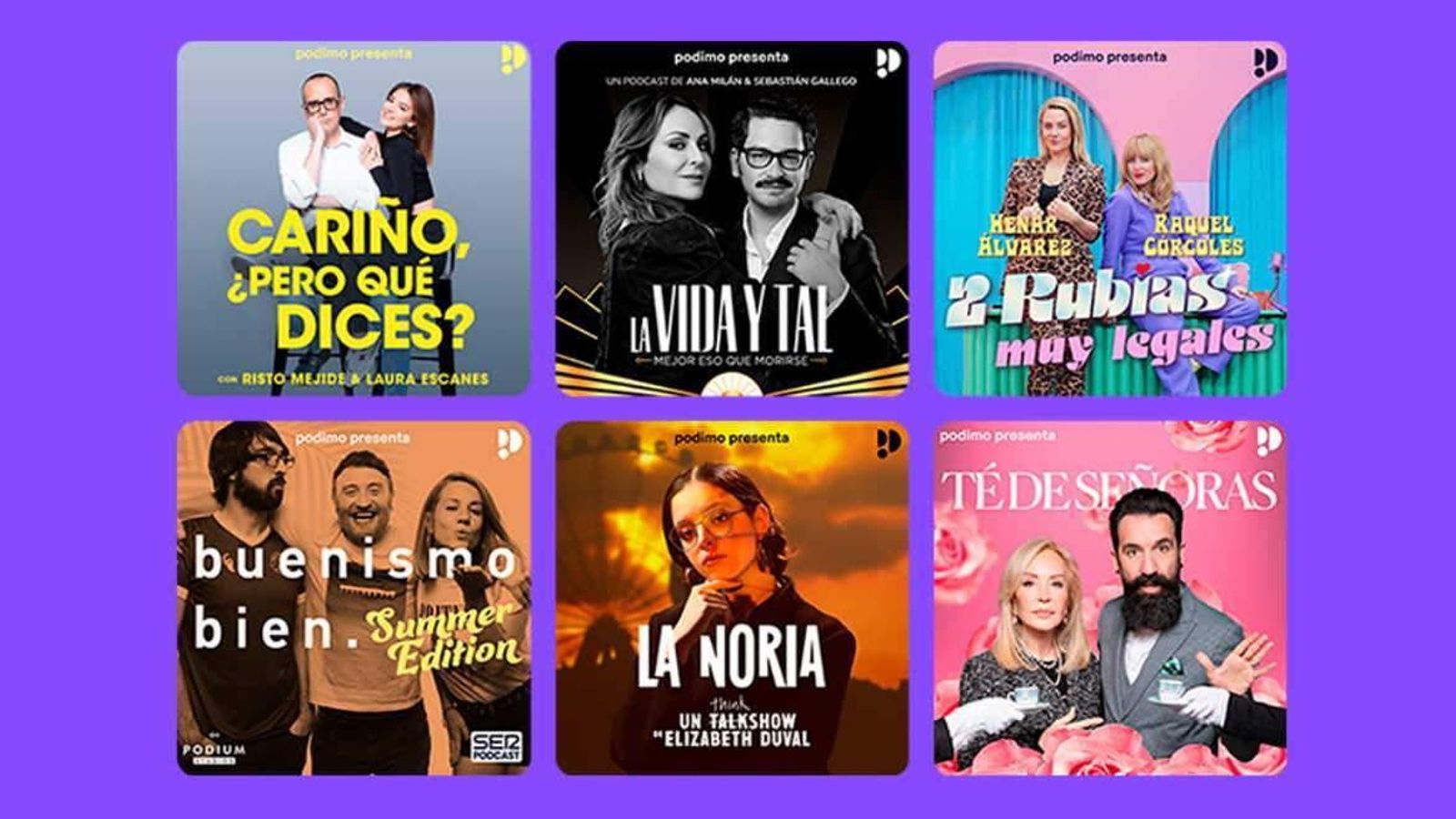 Algunas de las principales ofertas de Podimo