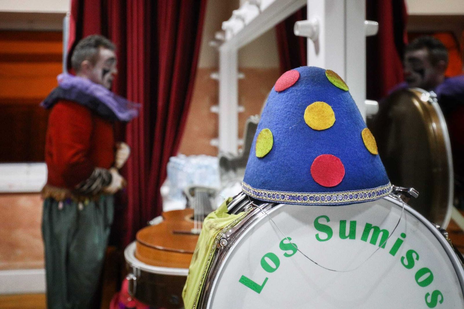 Ambiente en camerinos