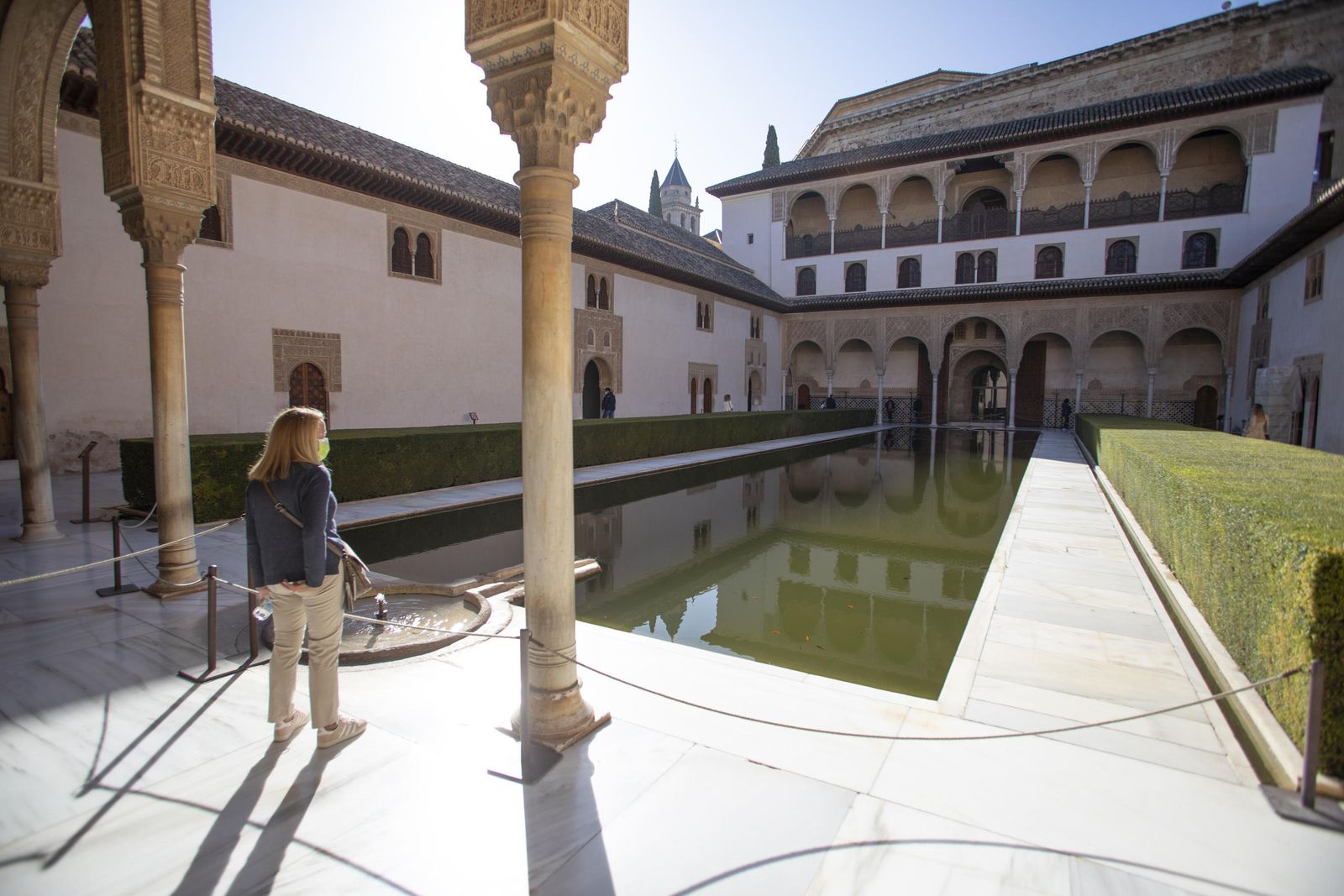 Fotos de la Alhambra para los granadinos e el puente