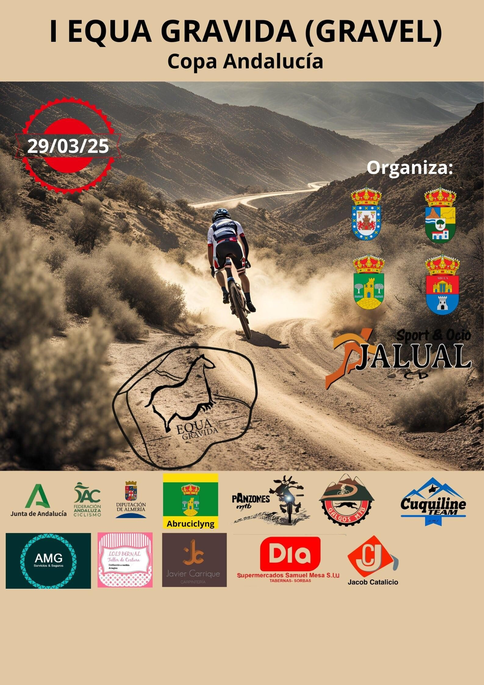 Cartel de la prueba que se celebrará en la localidad almeriense de Fiñana el próximo sábado 29 de marzo.