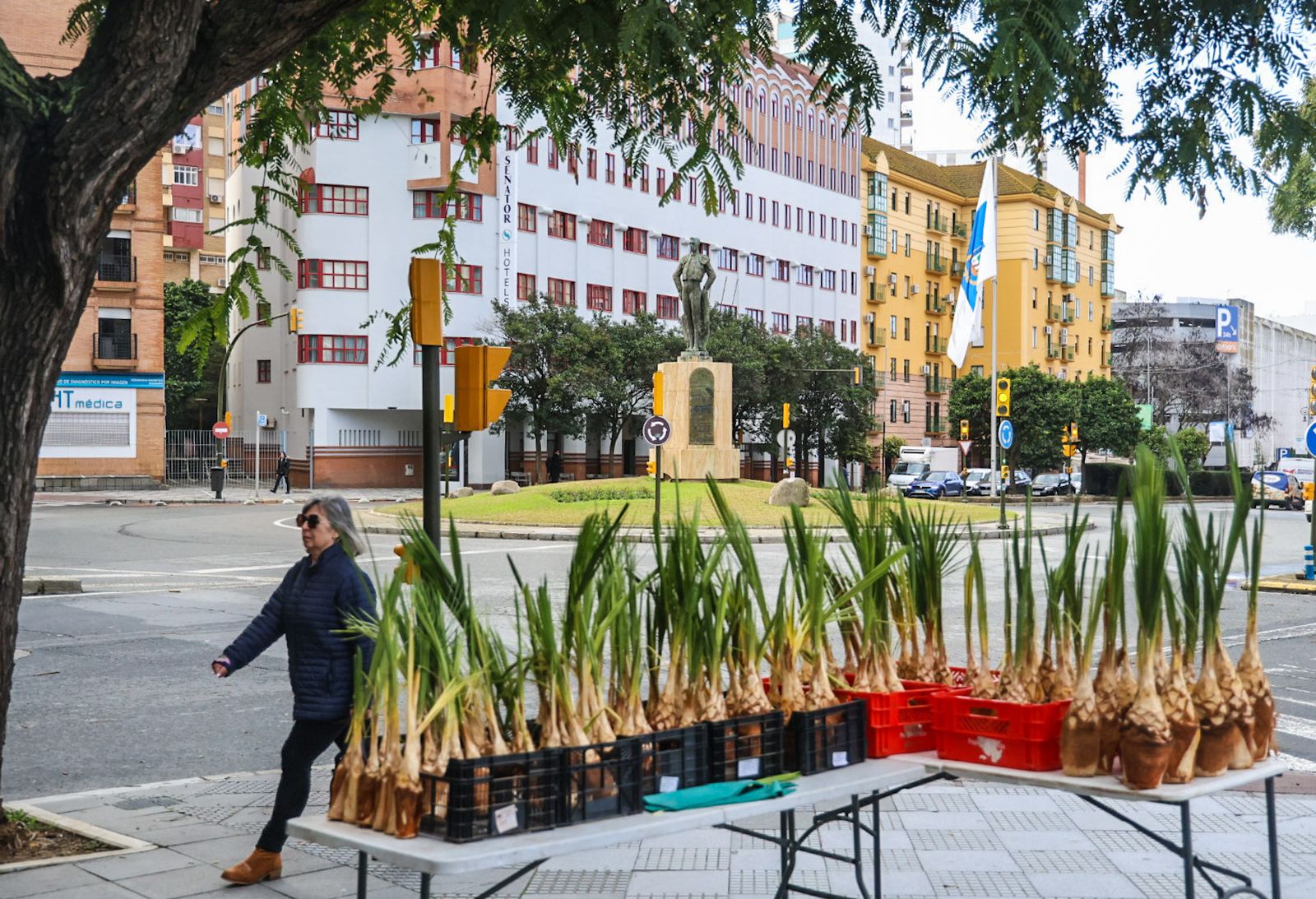 Fotografías de ambiente de frío y lluvia en la ciudad