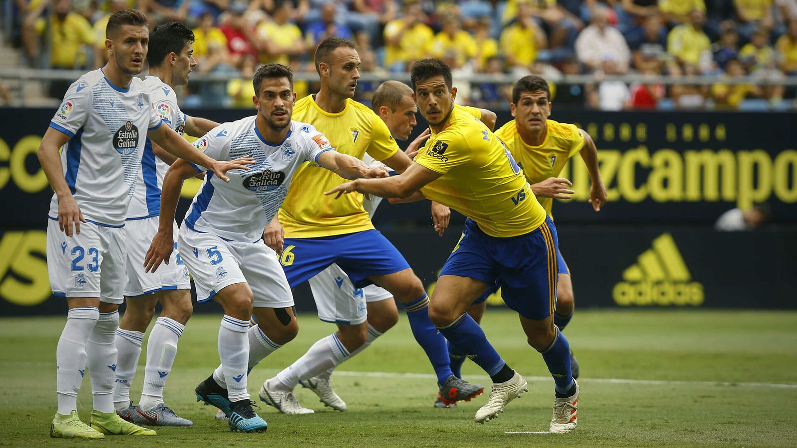 Las fotos del partido Cádiz CF - Deportivo de la Coruña