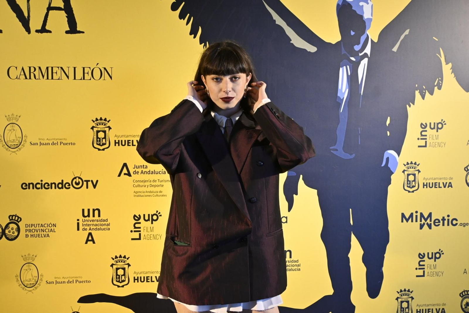 Estreno del cortometraje 'Carroña' del cineasta onubense Elías Pérez , en imágenes