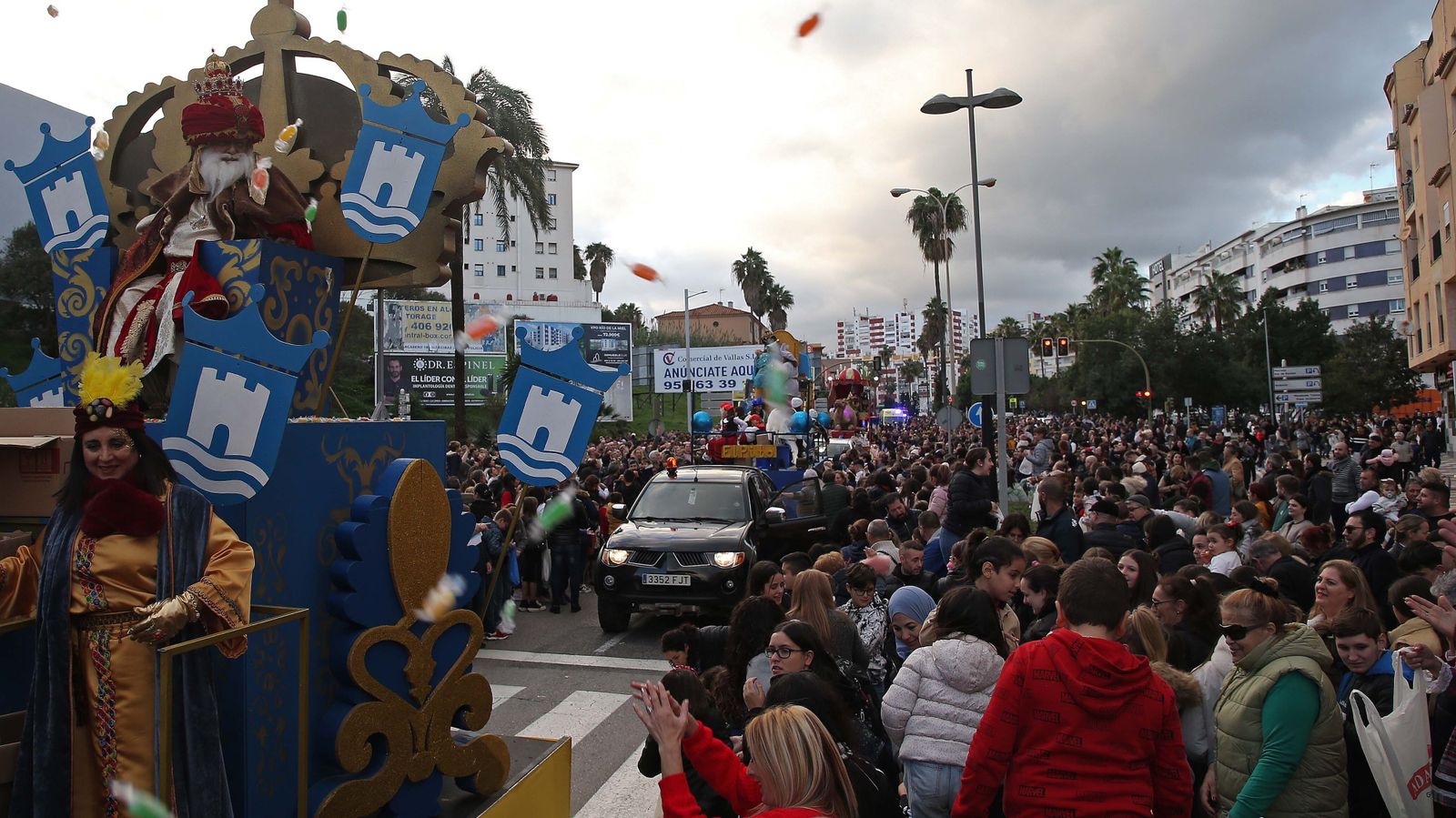 Fotos de la cabalgata de los Reyes Magos en Algeciras