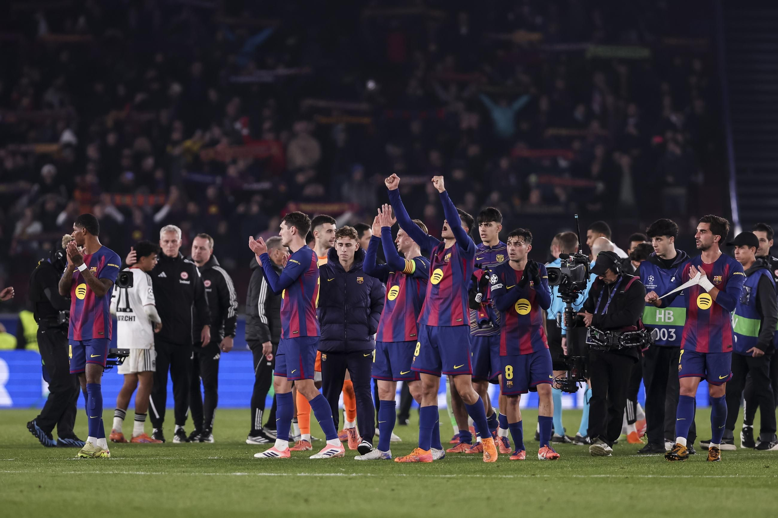 Las fotos del Barcelona-Eintracht Frankfurt