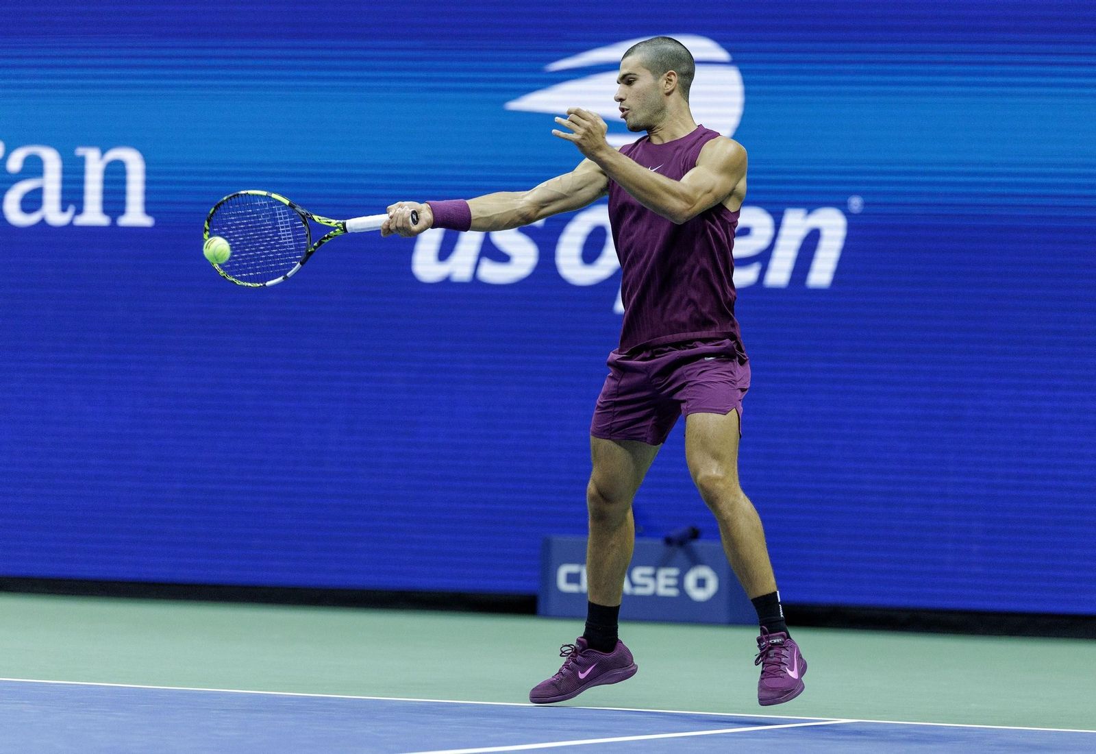 Las fotos del demoledor Alcaraz en la segunda ronda del US Open