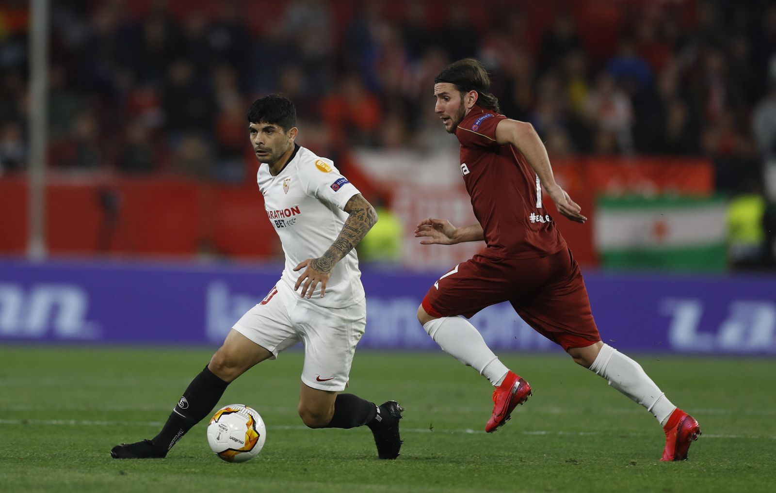 Las imágenes del Sevilla FC- CFR Cluj