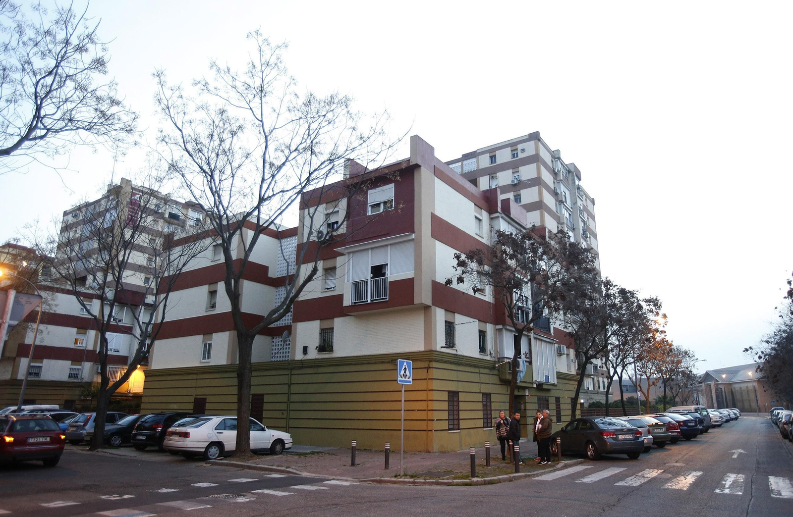 Varios bloques de edificios en el Polígono Norte.