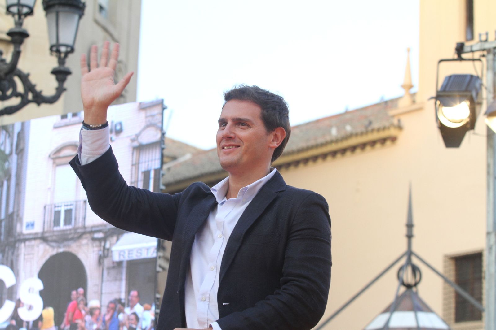 Encuentro Ciudadanos con Albert Rivera en la Plaza de Las Monjas
