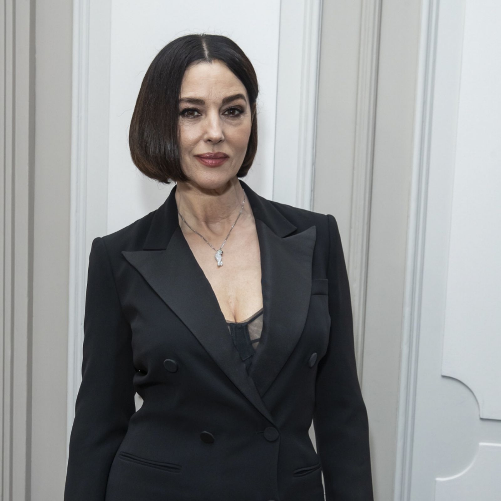 Monica Bellucci (55) posa en la presentación de su último film.