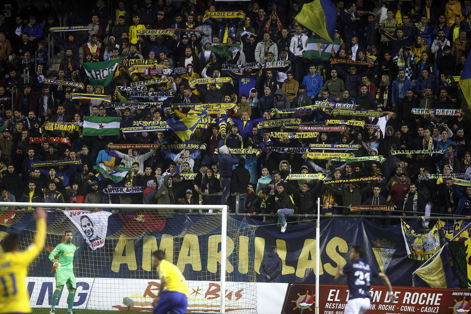 Goleada del Cádiz en el Carranza