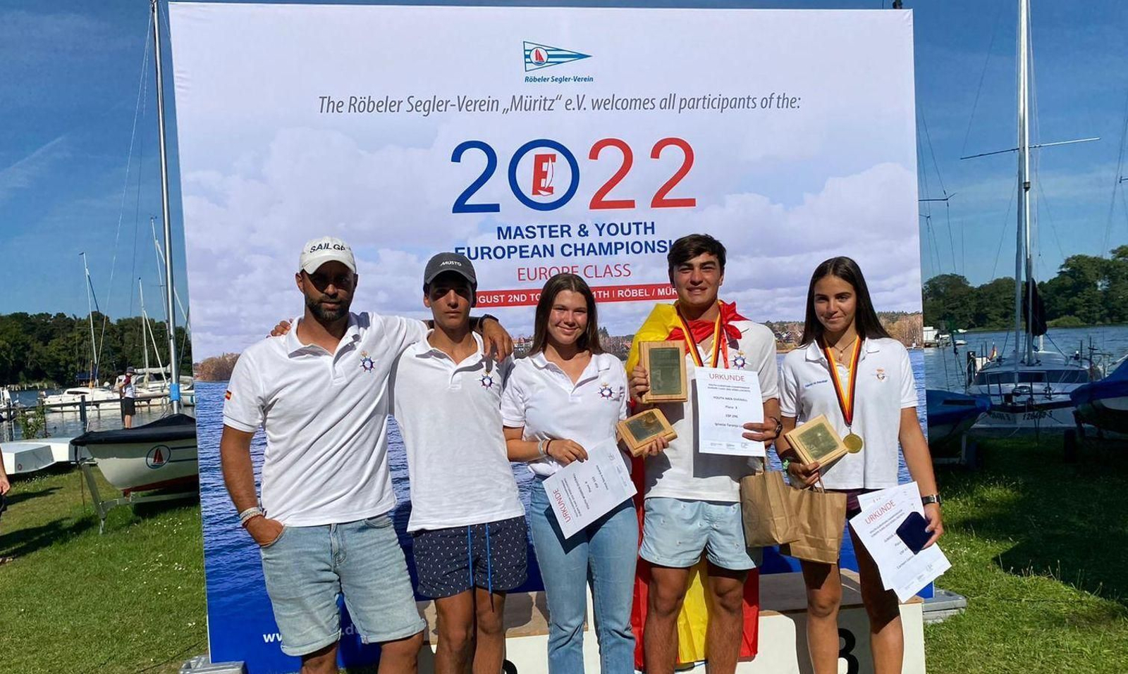 Los representantes onubenses brillaron en aguas de Alemania.