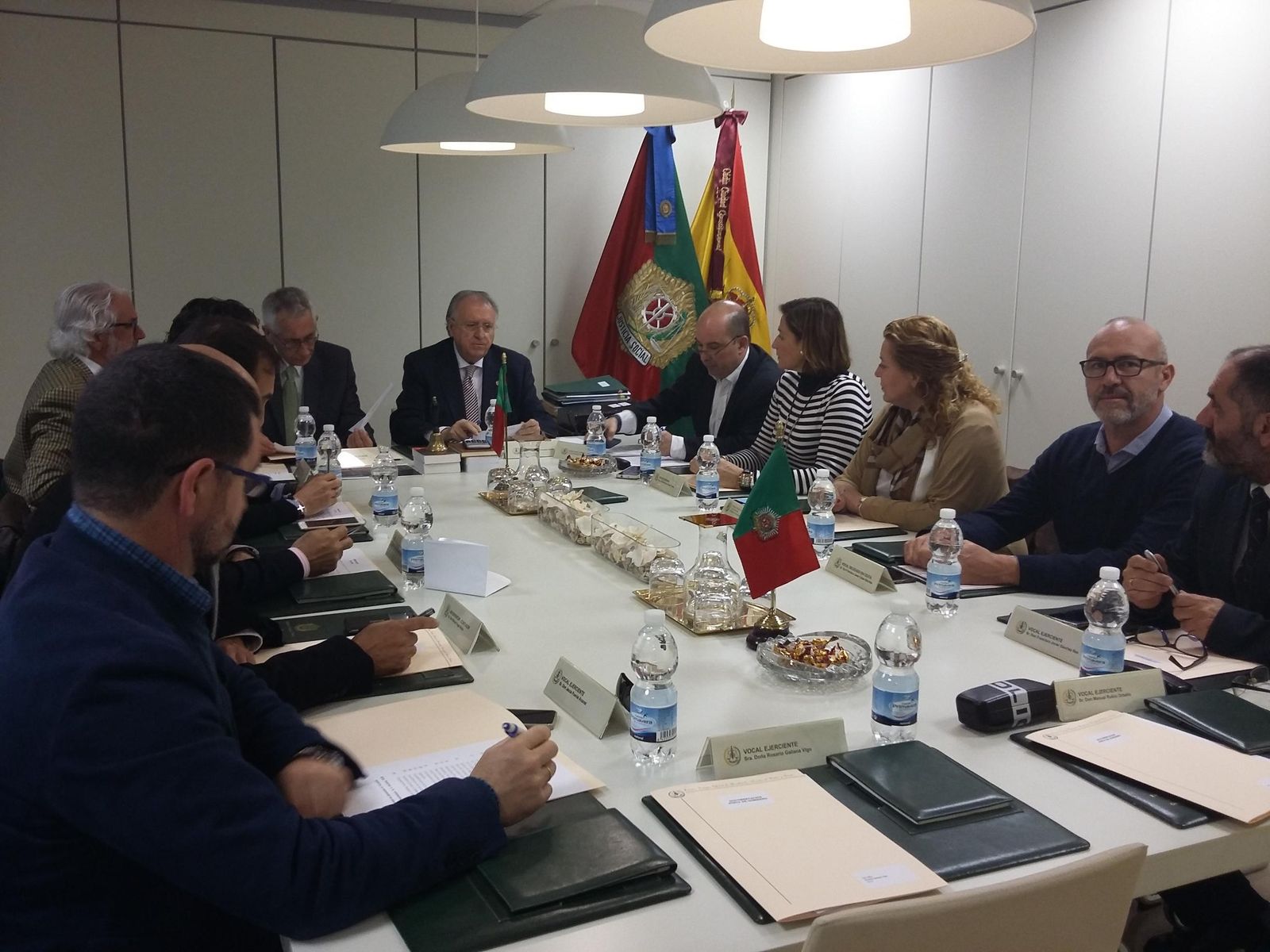 Reunión de la junta de gobierno del Colegio de Graduados Sociales.