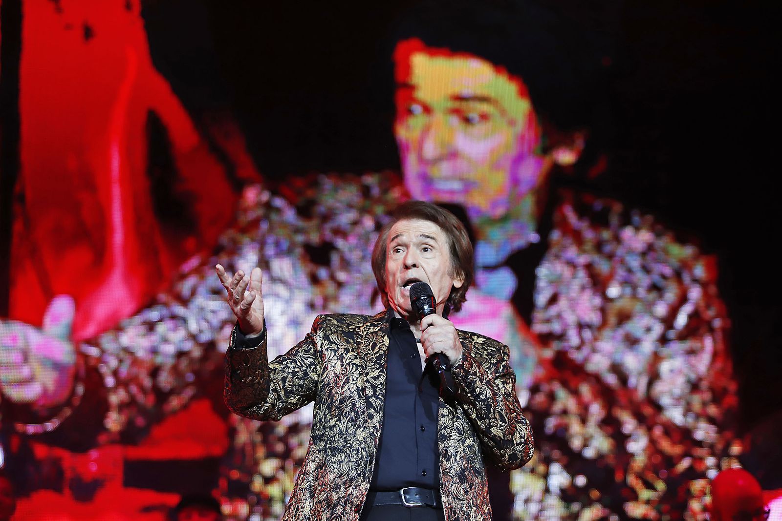 Imágenes del concierto de Rafael en el foro Iberoamericano de La Rábida