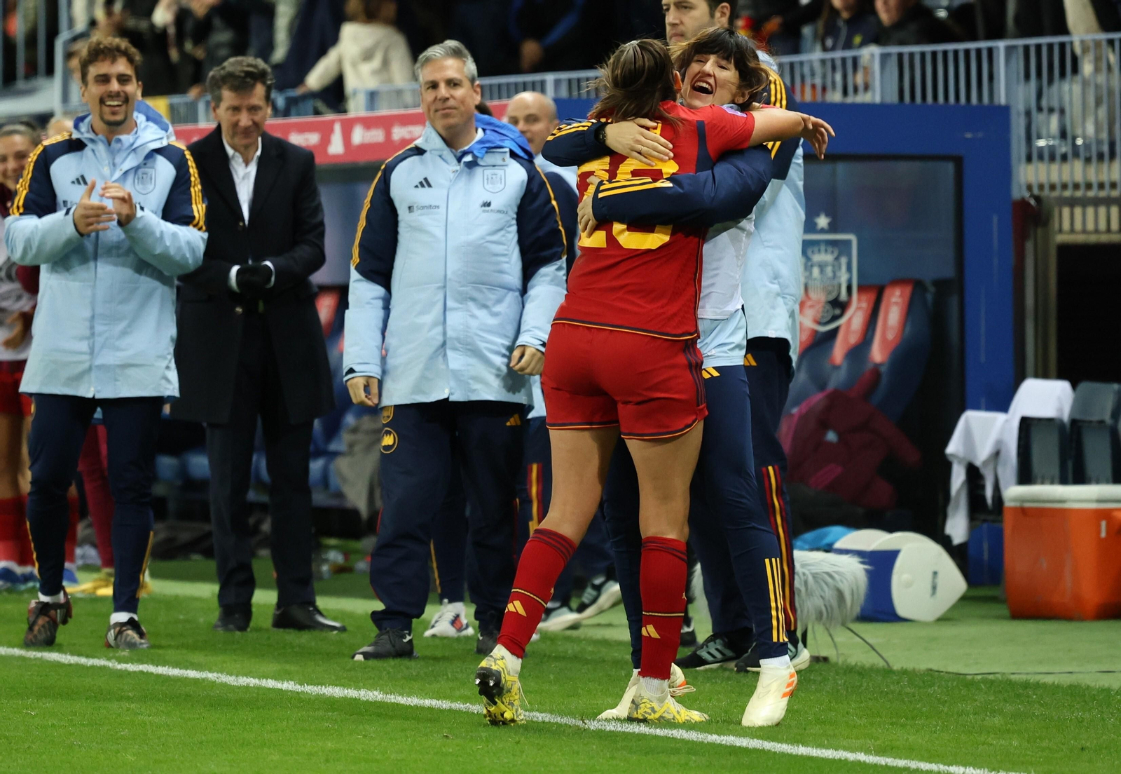 España-Suecia, en fotos