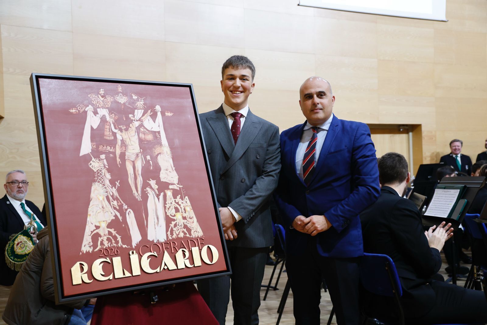 Presentación del cartel del Relicario Cofrade 2026 de la Fundación Cajasol.