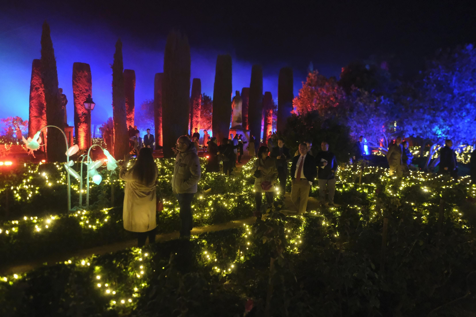 El espectáculo nocturno de luz y sonido del Alcázar, en imágenes.