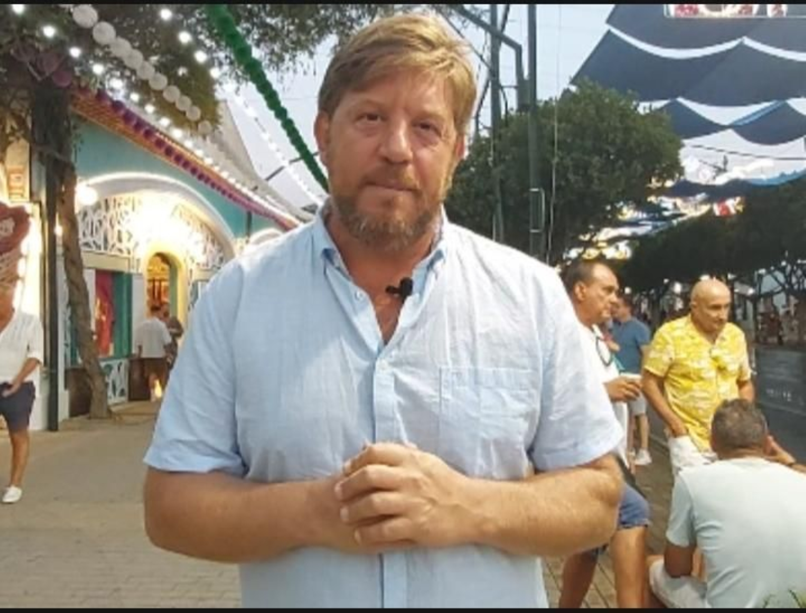 Nicolas Sguiglia en la Feria de Málaga.