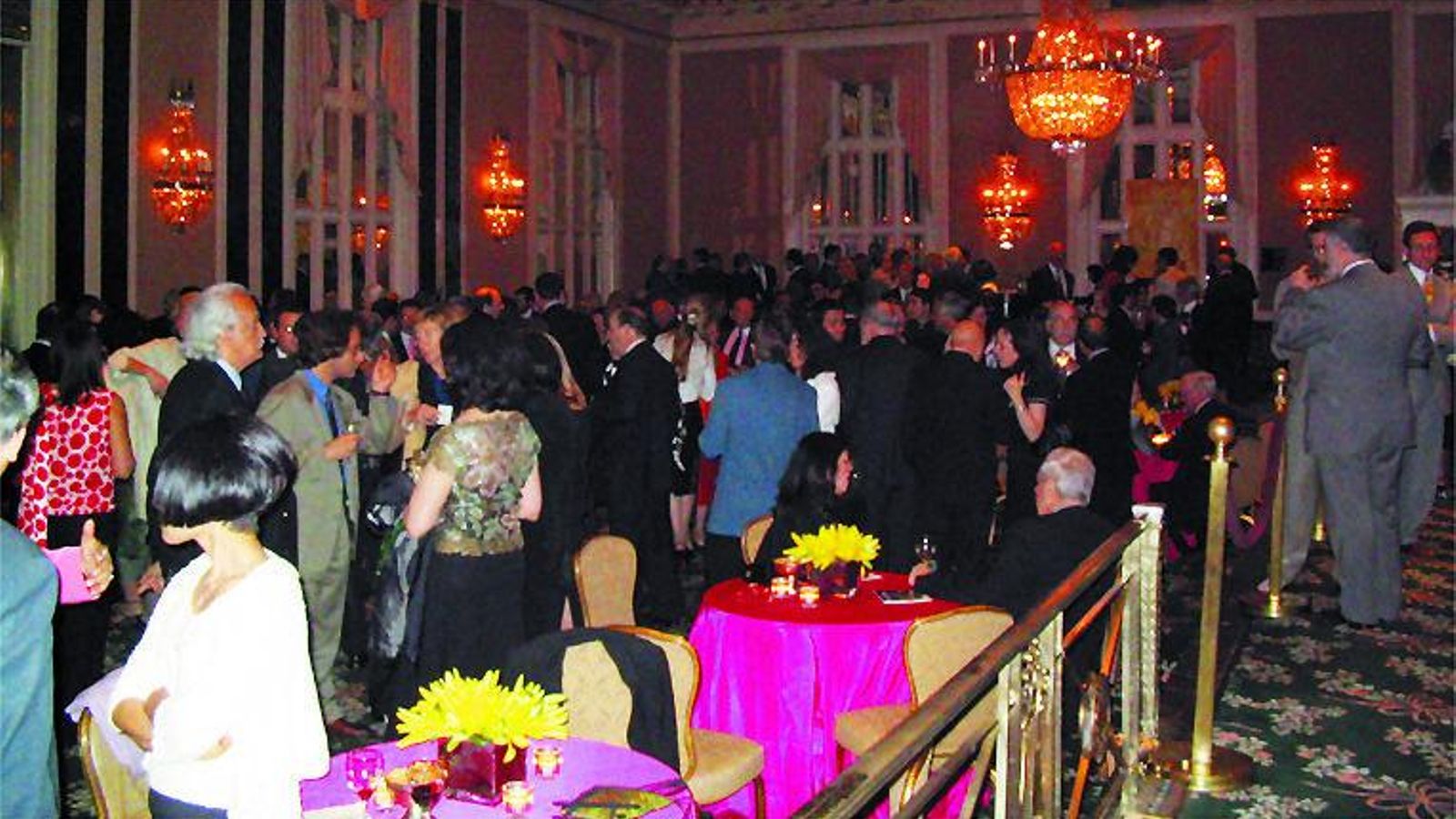 Fiesta de presentación en el Hotel Waldorf Astoria de Nueva York.