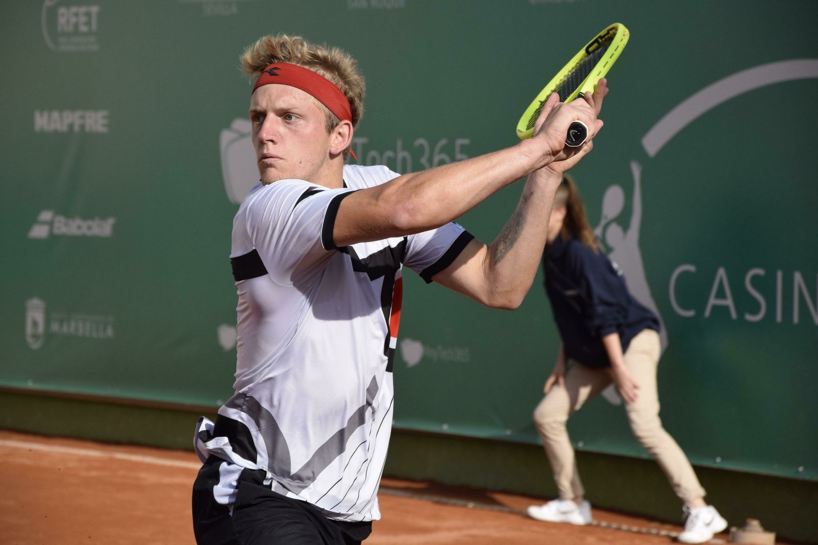 Davidovich, durante un partido.