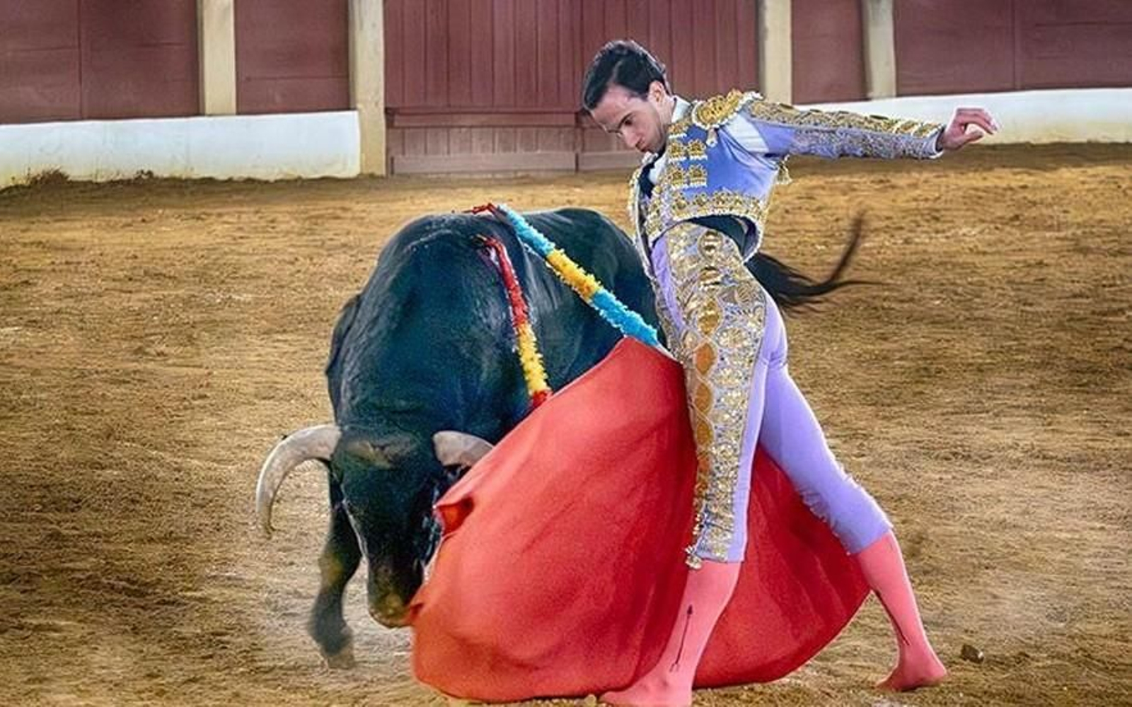 Blas Márquez durante una de sus corridas.
