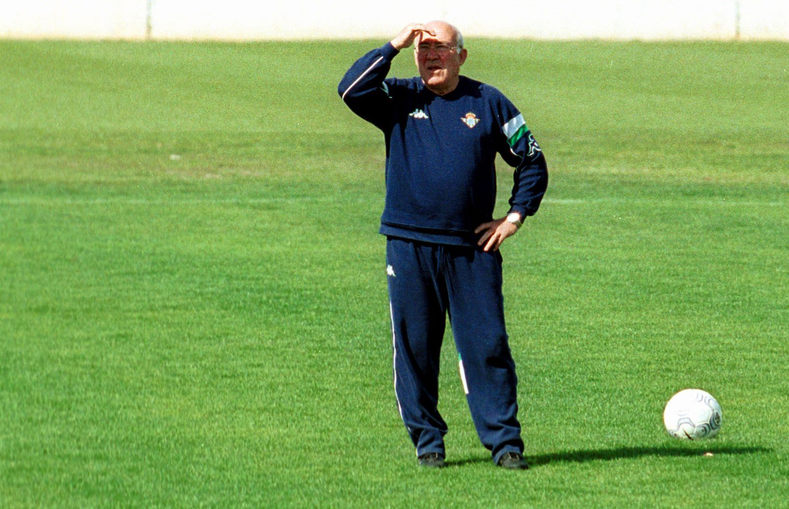Luis Del Sol, en su etapa de entrenador del Betis.