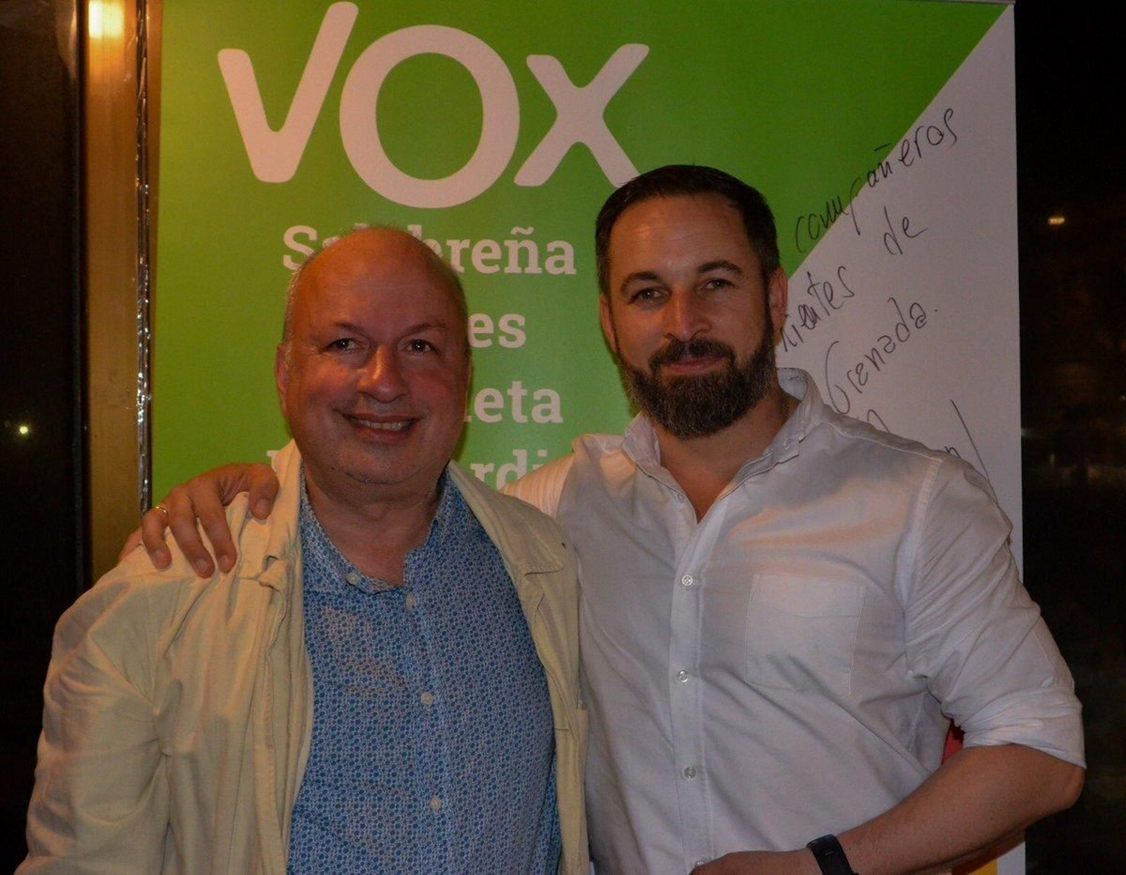 Manuel Martín y Santiago Abascal.