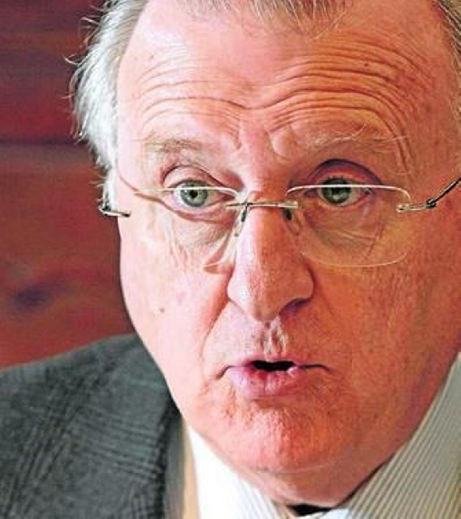 El edil José Blas Fernández durante la entrevista.