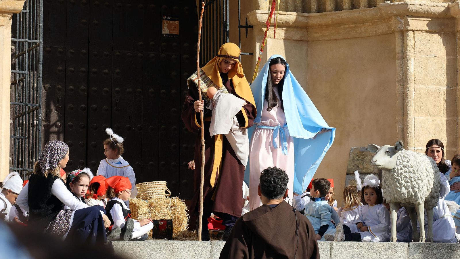 Imágenes del Belén Viviente de la plaza San Lucas en Jerez