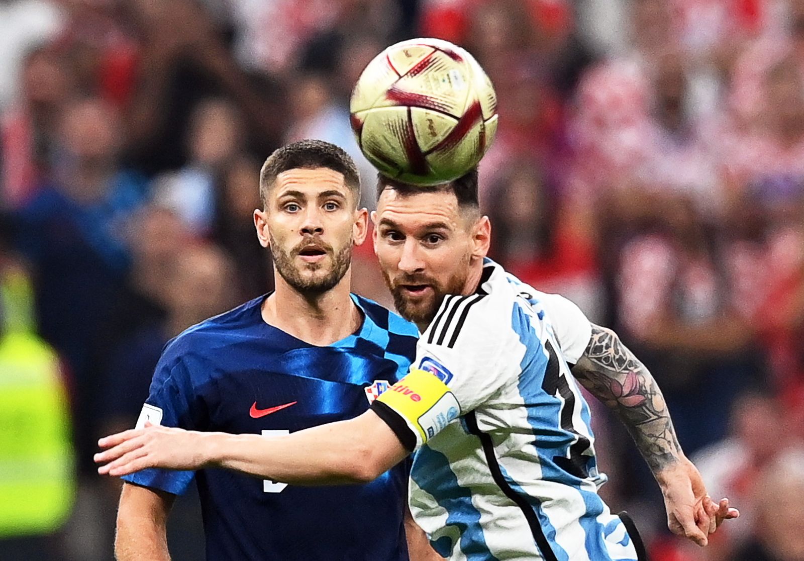 Las fotos de Messi contra Croacia